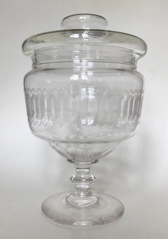 Image 1 of Coupe en verre Val Saint Lambert