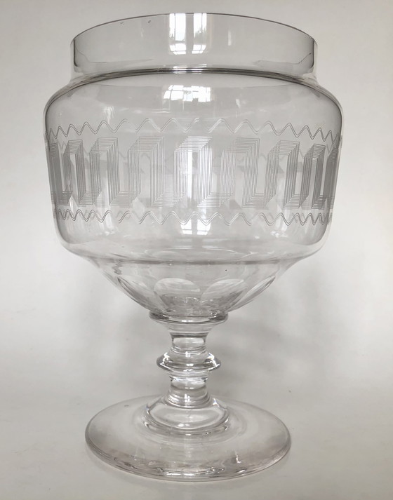 Image 1 of Coupe en verre Val Saint Lambert