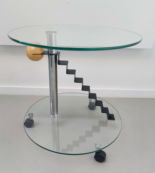 Postmodern Side Table 1980s