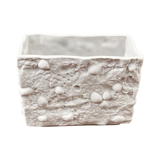 Image 1 of Biscuit Vase In The New Look Style Veb Kunstporzellan Ilmenau, Germany 1970S