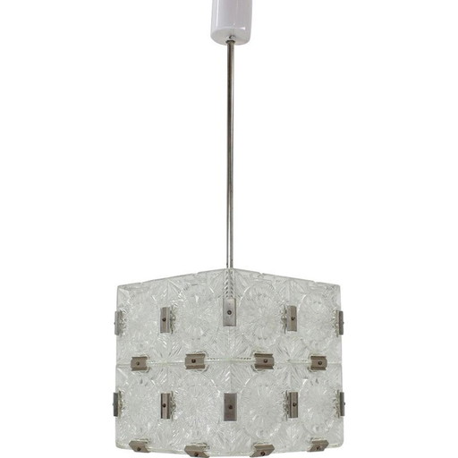 Vintage pendant lamp by Kamenický Šenov, Czechoslovakia 1960