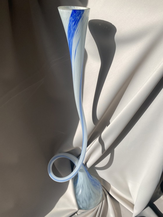 Image 1 of Very Tall Handmade Vintage Vases