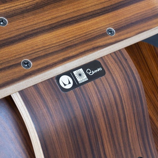 Vintage Lcw chair in Santos rosewood by Charles and Ray Eames for Herman Miller, 2000
