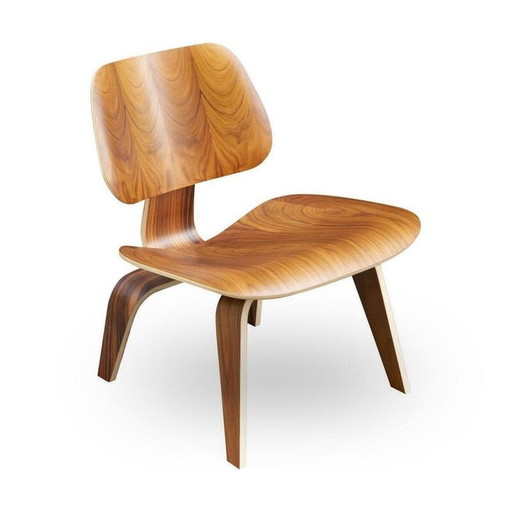 Vintage Lcw chair in Santos rosewood by Charles and Ray Eames for Herman Miller, 2000