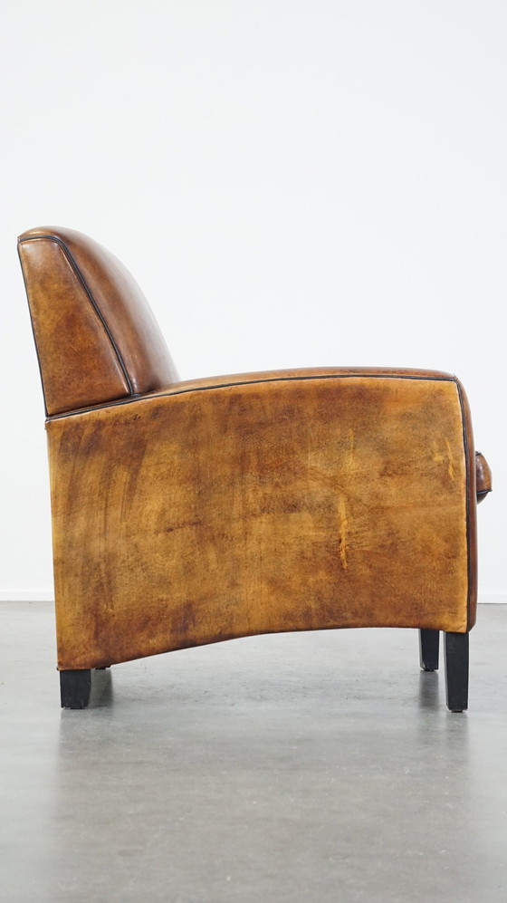 Image 1 of Art Deco Sheepskin Armchair