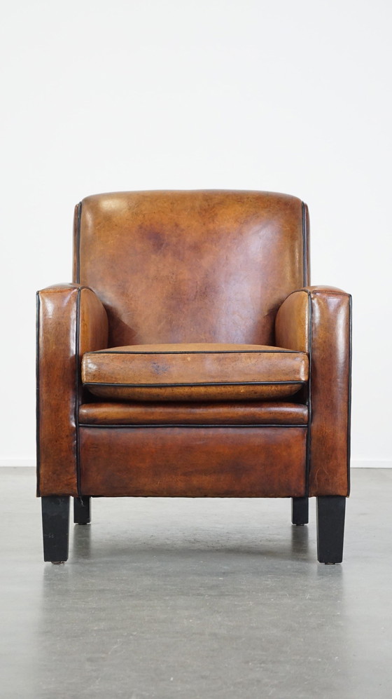 Image 1 of Art Deco Sheepskin Armchair