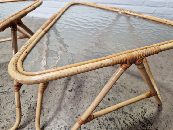 Image 1 of Rattan Table Set Rohé