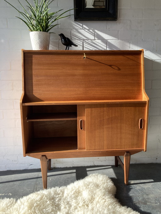 Vintage Mid Century Design Secretaire