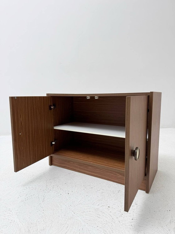 Image 1 of Mid - Century walnut wall shelf, 1960s