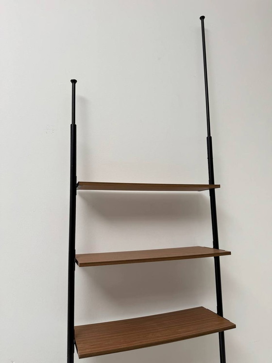 Image 1 of Mid - Century walnut wall shelf, 1960s