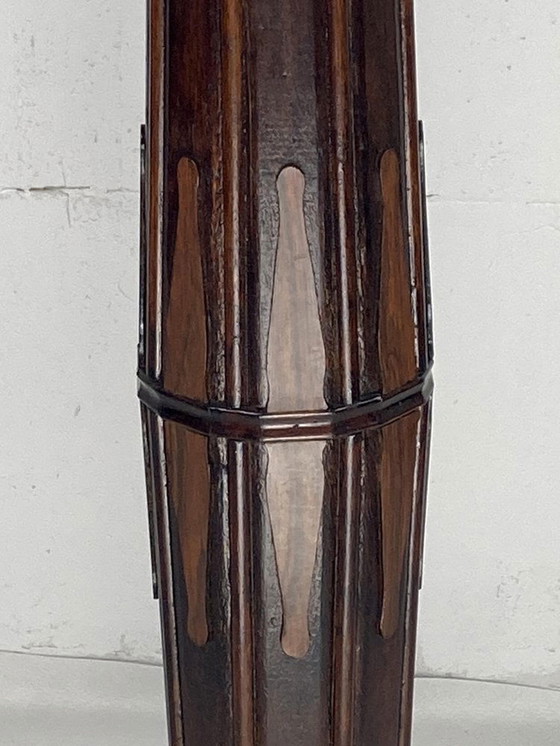 Image 1 of Art Deco Dutch Amsterdam School Pedestal, 1920S