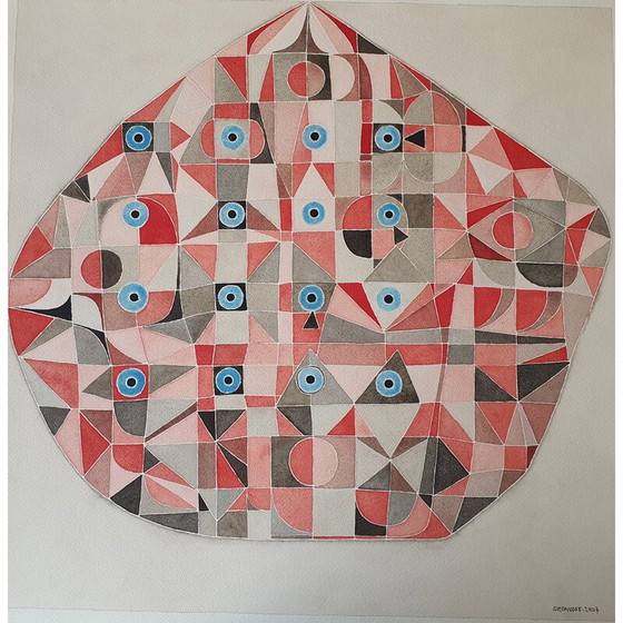 Image 1 of Acquerello vintage su carta n. 400 di Jérémie Iordanoff, 2007