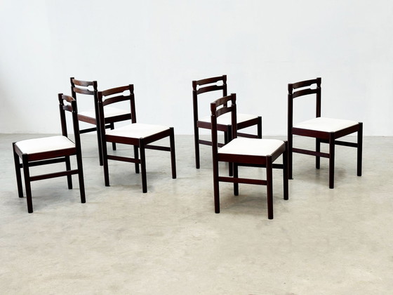 Image 1 of Set Of Six Rosewood Dining Chairs