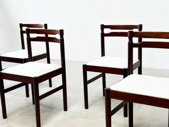 Image 1 of Set Of Six Rosewood Dining Chairs