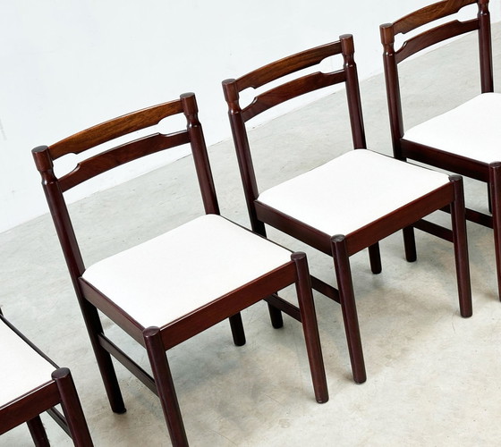 Image 1 of Set Of Six Rosewood Dining Chairs