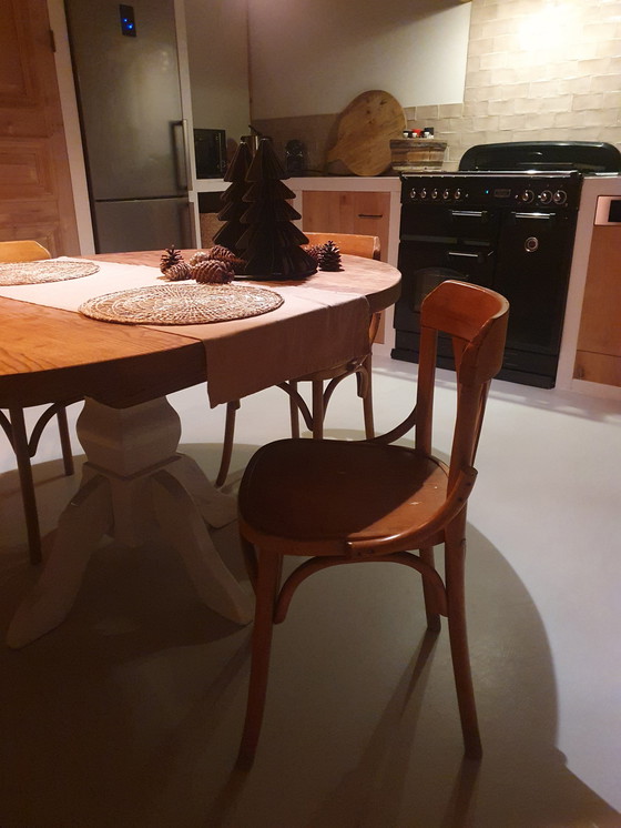 Image 1 of Dining Chairs, Wood, Beautiful Model14 Pieces, From Poland