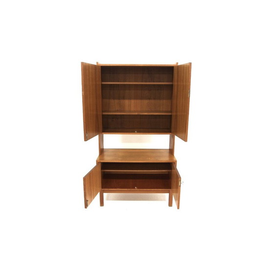 Image 1 of Vintage teak and beech cabinet, Sweden 1960