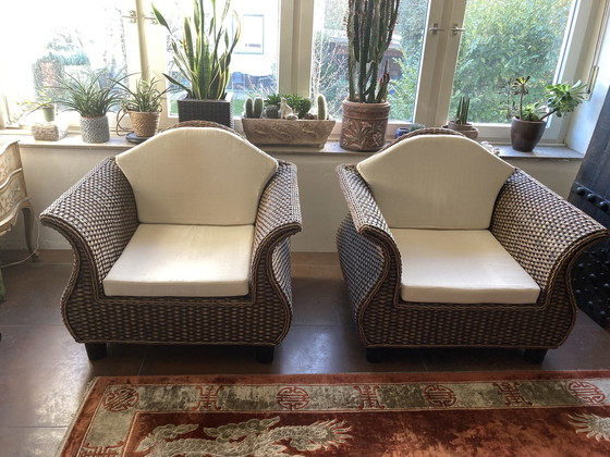 Image 1 of Rattan Lounge Set