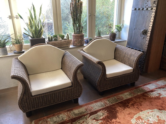 Image 1 of Rattan Lounge Set