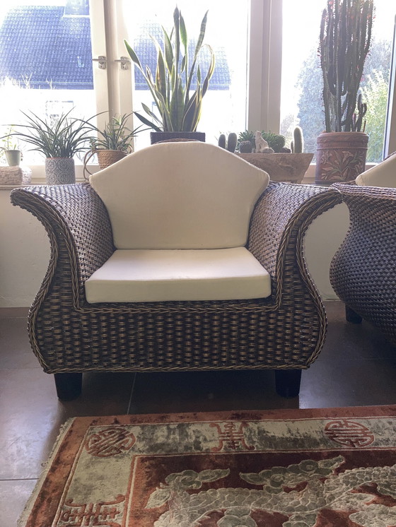 Image 1 of Rattan Lounge Set