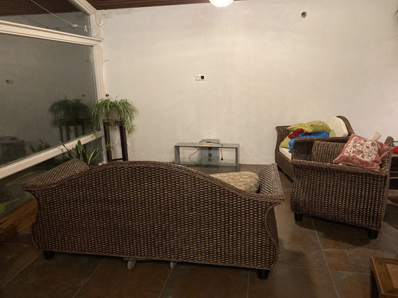 Image 1 of Rattan Lounge Set