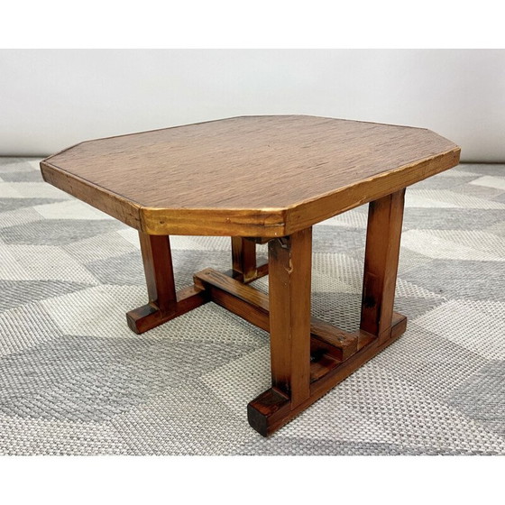 Image 1 of Mesa de centro de madera vintage de estilo asiático