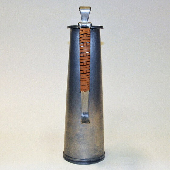 Image 1 of Vintage pewter pitcher by Gunnar Havstad, Norway 1950