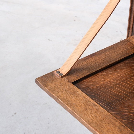 Image 1 of Vintage oakwood French bar cabinet by Guillerme et Chambron, 1960s