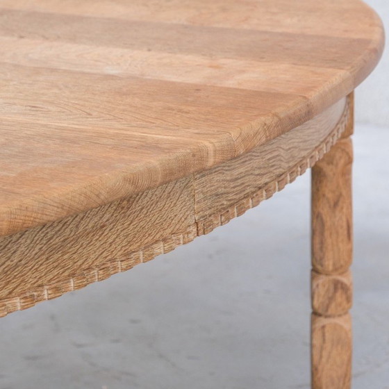 Image 1 of Vintage oakwood French bar cabinet by Guillerme et Chambron, 1960s