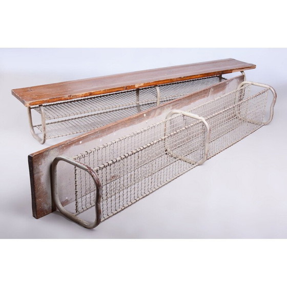 Image 1 of Pair of mid century benches, Czechoslovakia 1950s