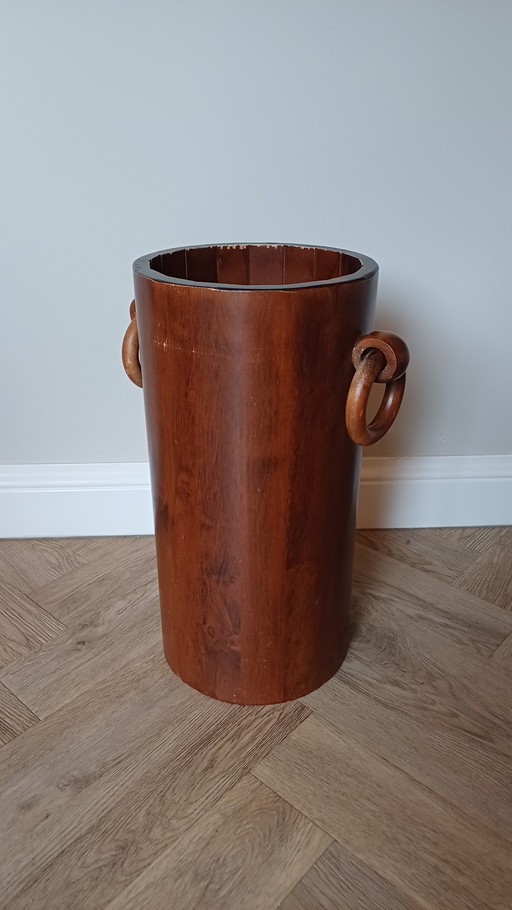 Danish Vintage Wooden Umbrella Stand!