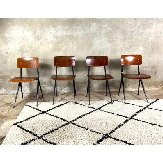 Image 1 of Set of 4 vintage chairs by Ynske Kooistra For Marko Holland, Netherlands 1960