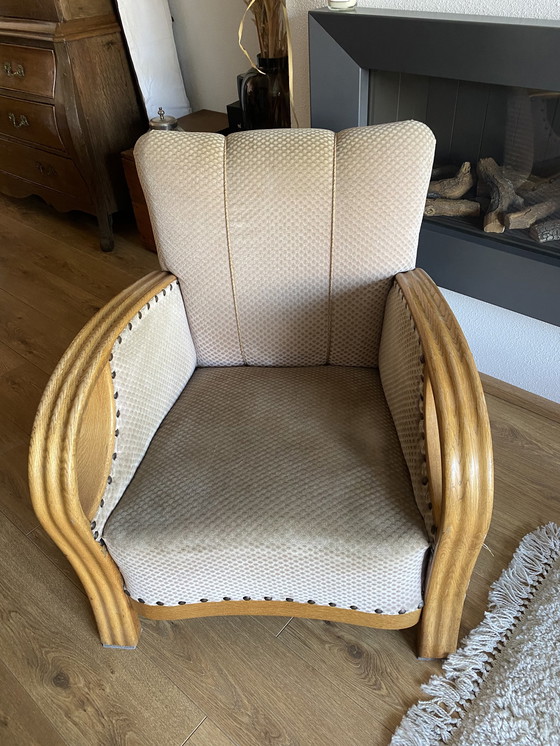 Image 1 of 2x Art Deco armchairs