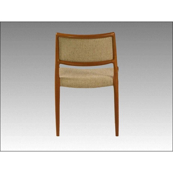 Image 1 of Vintage Teak Dining Chair Model 80 by Niels Otto Moller 1960s