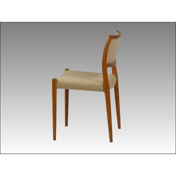 Image 1 of Vintage Teak Dining Chair Model 80 by Niels Otto Moller 1960s