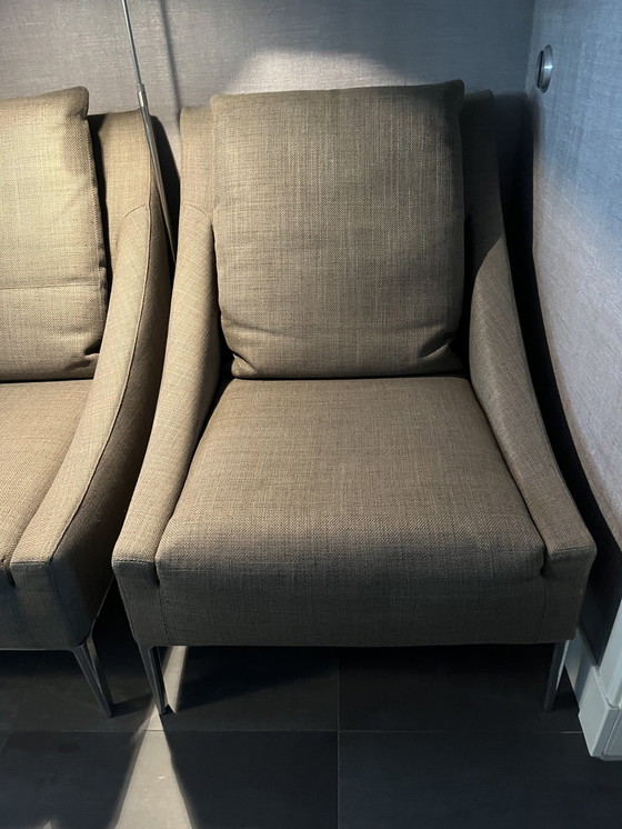 Image 1 of 2x B&B Italia Charles Armchairs