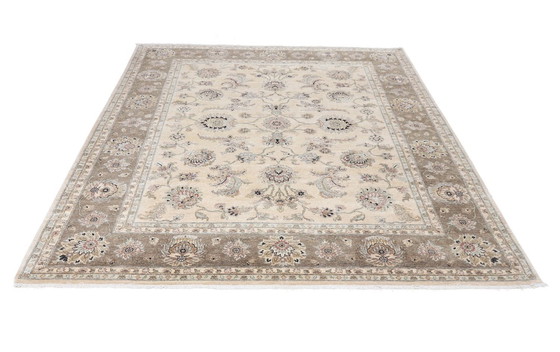 Image 1 of Tabriz Wool & Silk Carpet with Luxurious Design - Gorgeous Silk Highlights