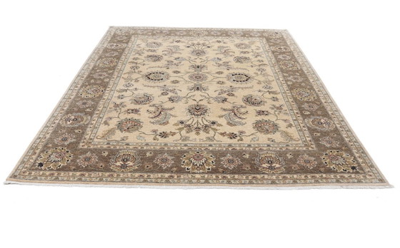 Image 1 of Tabriz Wool & Silk Carpet with Luxurious Design - Gorgeous Silk Highlights