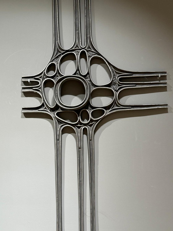 Image 1 of Mid - Century brautalis wall panel