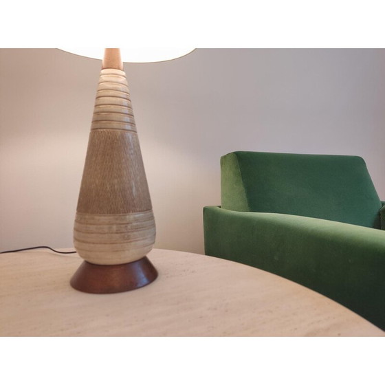 Image 1 of Lampada vintage in ceramica e legno, Danimarca