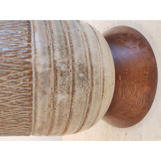 Image 1 of Lampada vintage in ceramica e legno, Danimarca