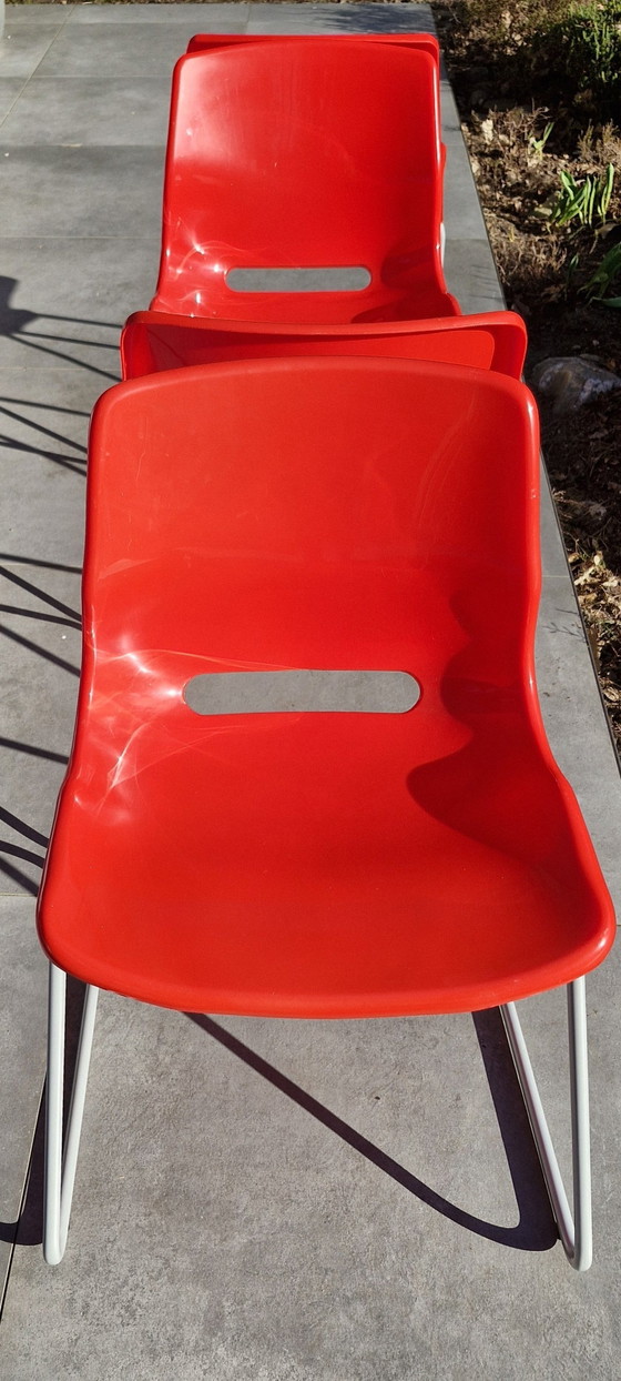 Image 1 of Conjunto de sillas de cubo (4x) IKEA Snille