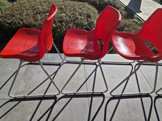 Image 1 of Conjunto de sillas de cubo (4x) IKEA Snille