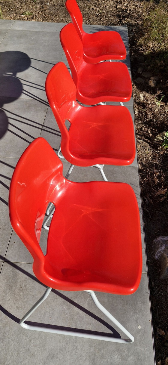 Image 1 of Conjunto de sillas de cubo (4x) IKEA Snille