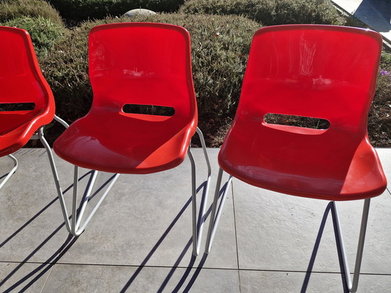 Image 1 of Conjunto de sillas de cubo (4x) IKEA Snille