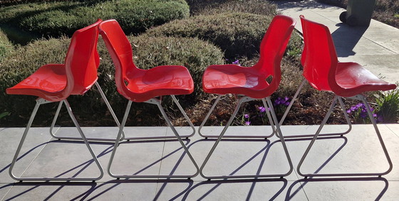 Image 1 of Conjunto de sillas de cubo (4x) IKEA Snille