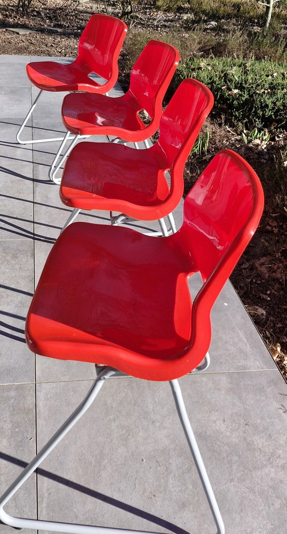 Image 1 of Conjunto de sillas de cubo (4x) IKEA Snille