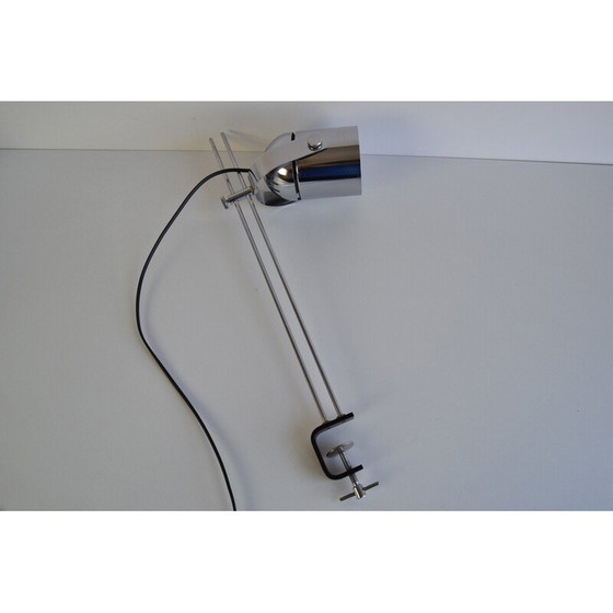 Image 1 of Vintage Stanislav Indra chrome plated table lamp, Czechoslovakia 1970s