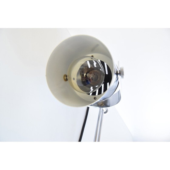 Image 1 of Vintage Stanislav Indra chrome plated table lamp, Czechoslovakia 1970s