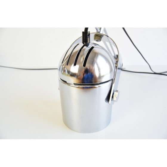 Image 1 of Vintage Stanislav Indra chrome plated table lamp, Czechoslovakia 1970s